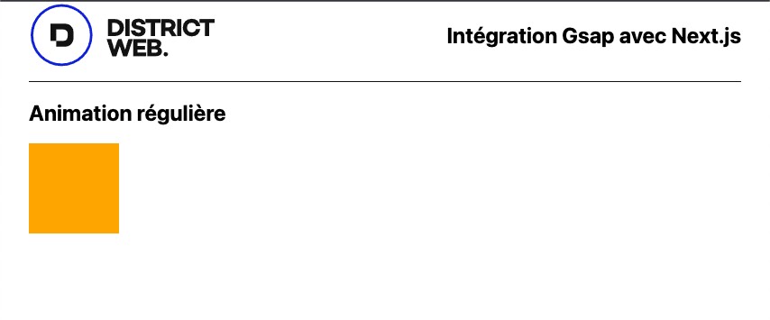 Aperçu du html d'animation